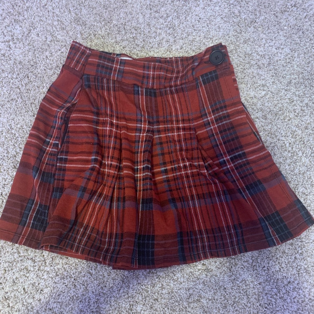 Plaid skort